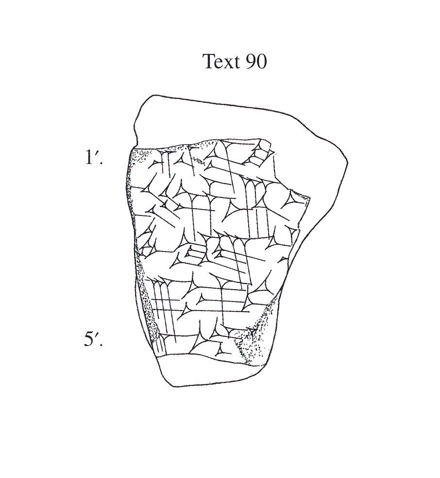 Cuneiform tablet: unidentified fragment, Clay