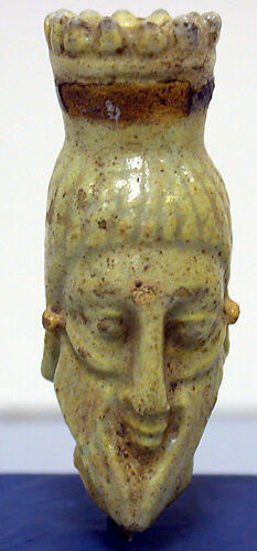 Faience head