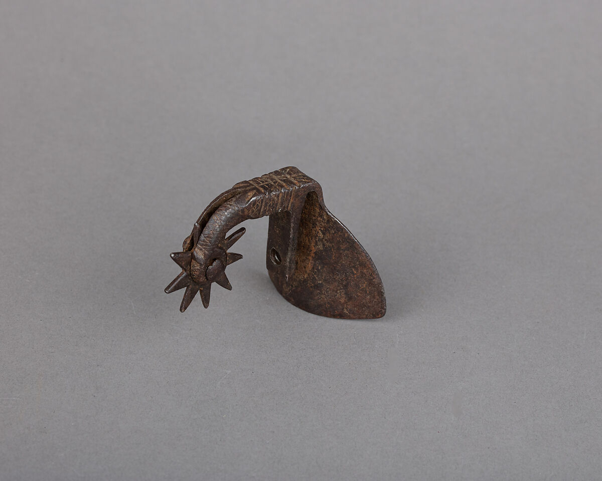 Rowel Spur, Iron alloy, probably German
