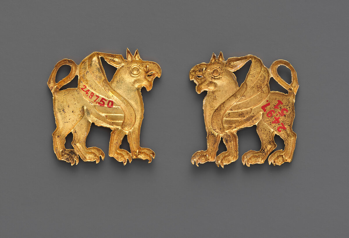 Dress ornament, Gold, Scythian