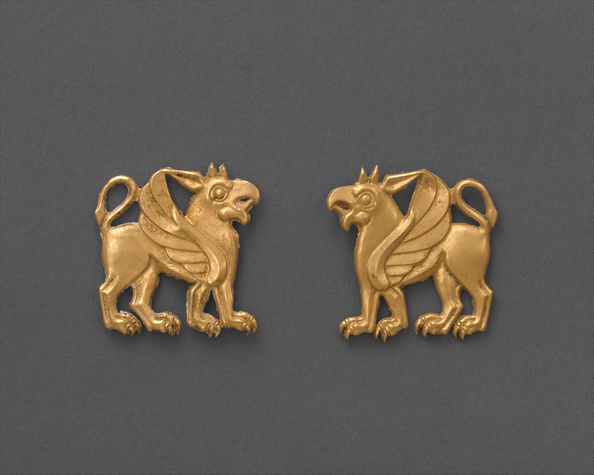 Dress ornament, Gold, Scythian 