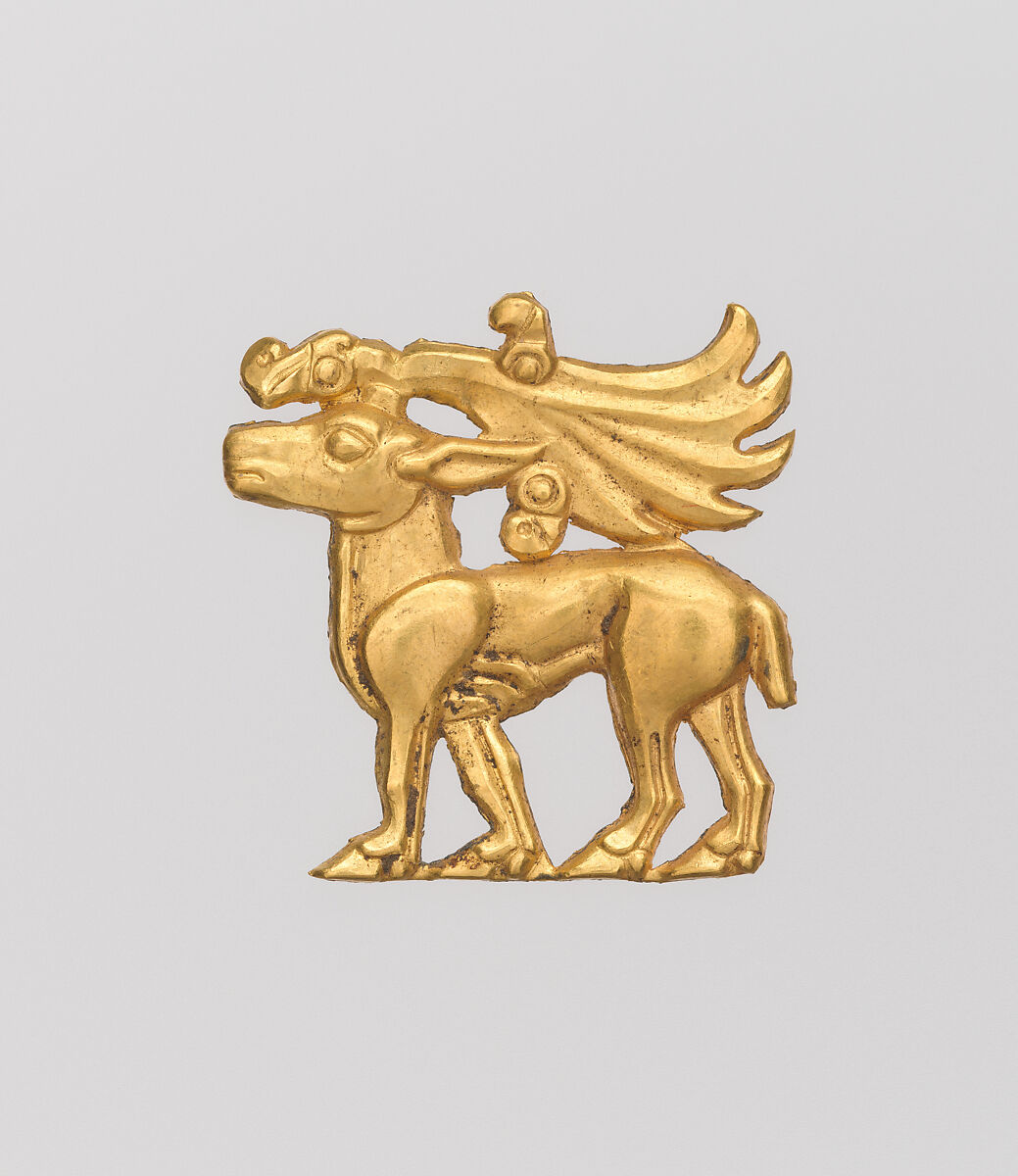 Dress ornament, Gold, Scythian 