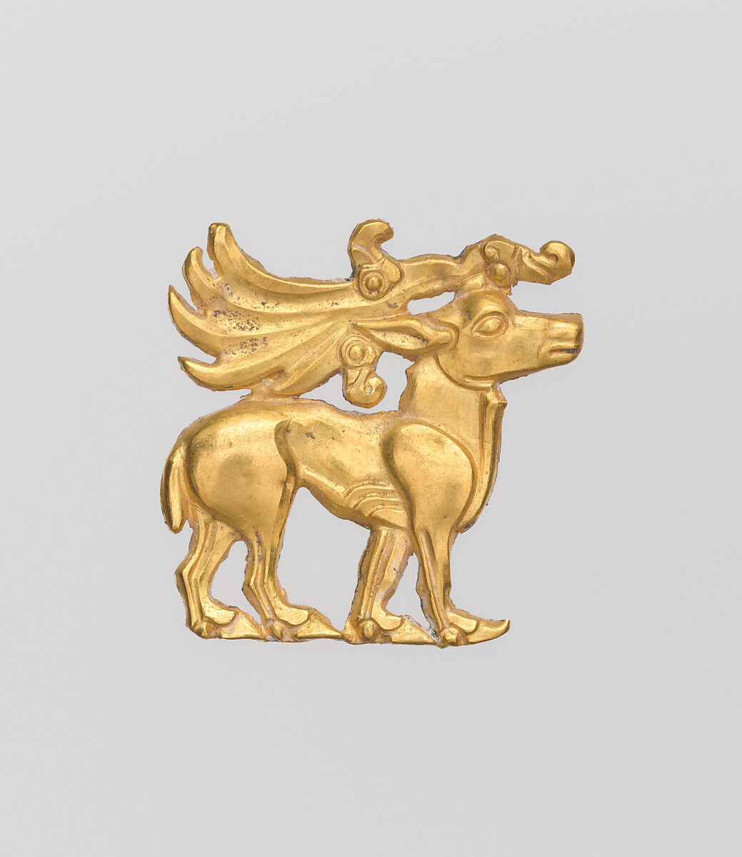 Dress ornament, Gold, Scythian 