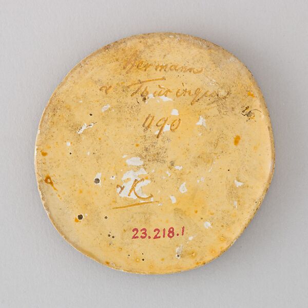 Reproduction of the Seal of Hermann von Thüringen, 1190, Plaster, German