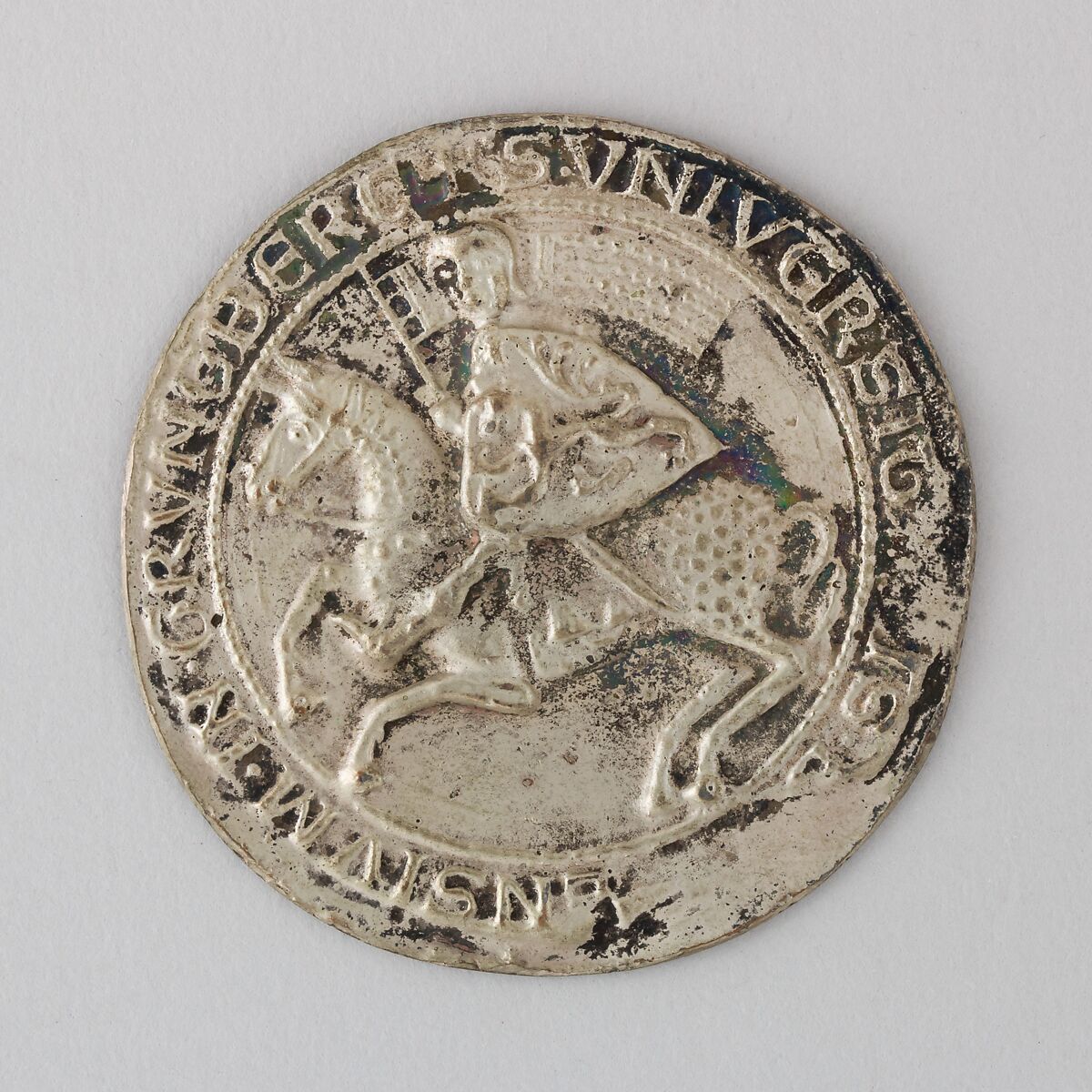 Reproduction of the Seal of Grüneberg Stadt, 1250, Elecrotype, German 