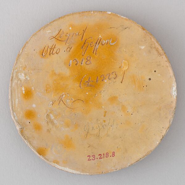 Reproduction of the Seal of Landgraf Otto von Hessen, 1318, Plaster, German