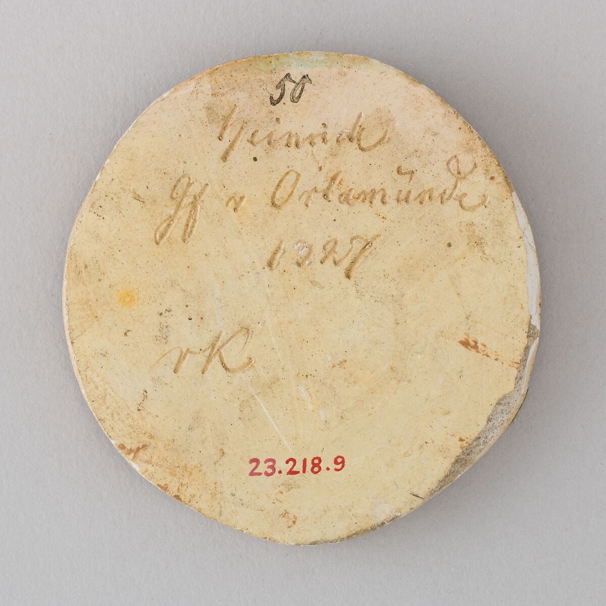 Reproduction of the Seal of Heinrich Graf von Orlamünde, 1327, Plaster, German