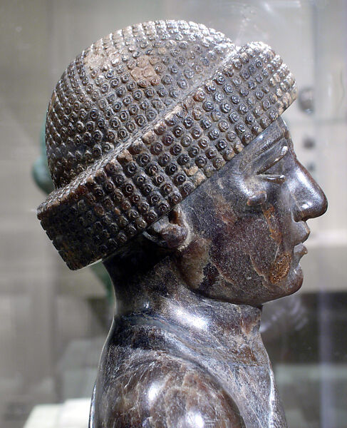 Statue of Ur-Ningirsu, son of Gudea, Chlorite, Neo-Sumerian