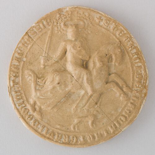 Reproduction of the Seal of Landgraf Heinr. II der Eiserne von Hessen, 1338