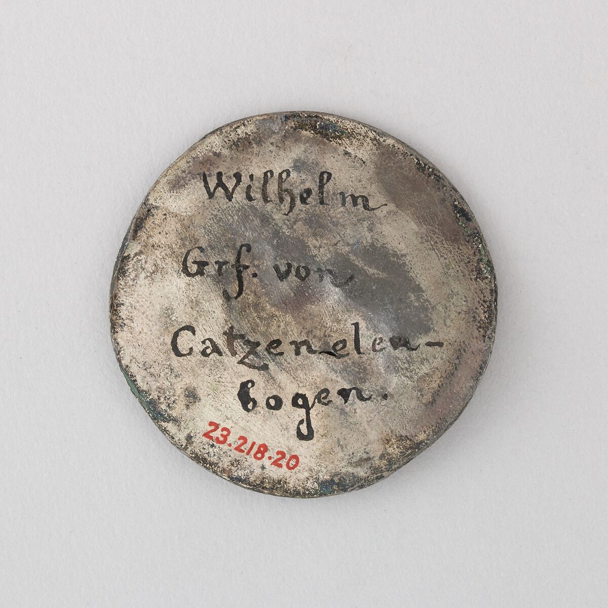 Reproduction of the Seal of Wilhelm, Graf von Catzenelnbogen, L. 12th–14th century, Electrotype, German
