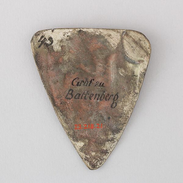 Reproduction of the Seal of the Graf zu Battenberg, L. 12th–14th century, Electrotype, German