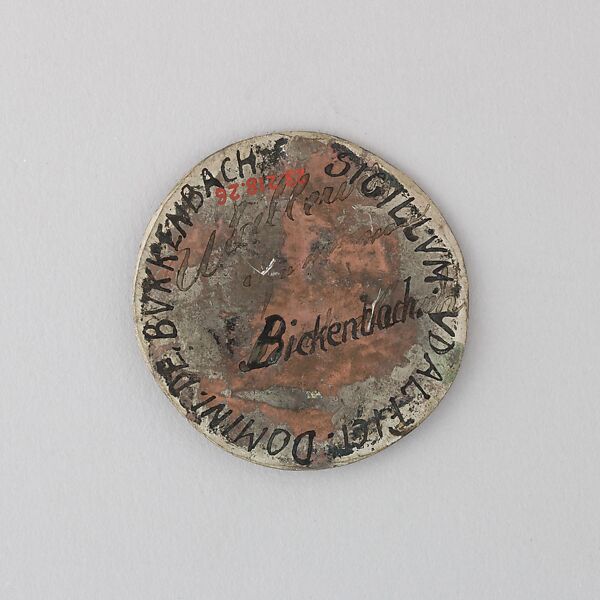 Reproduction of the Seal of Bickenbach, L. 12th–14th century, Electrotype, German