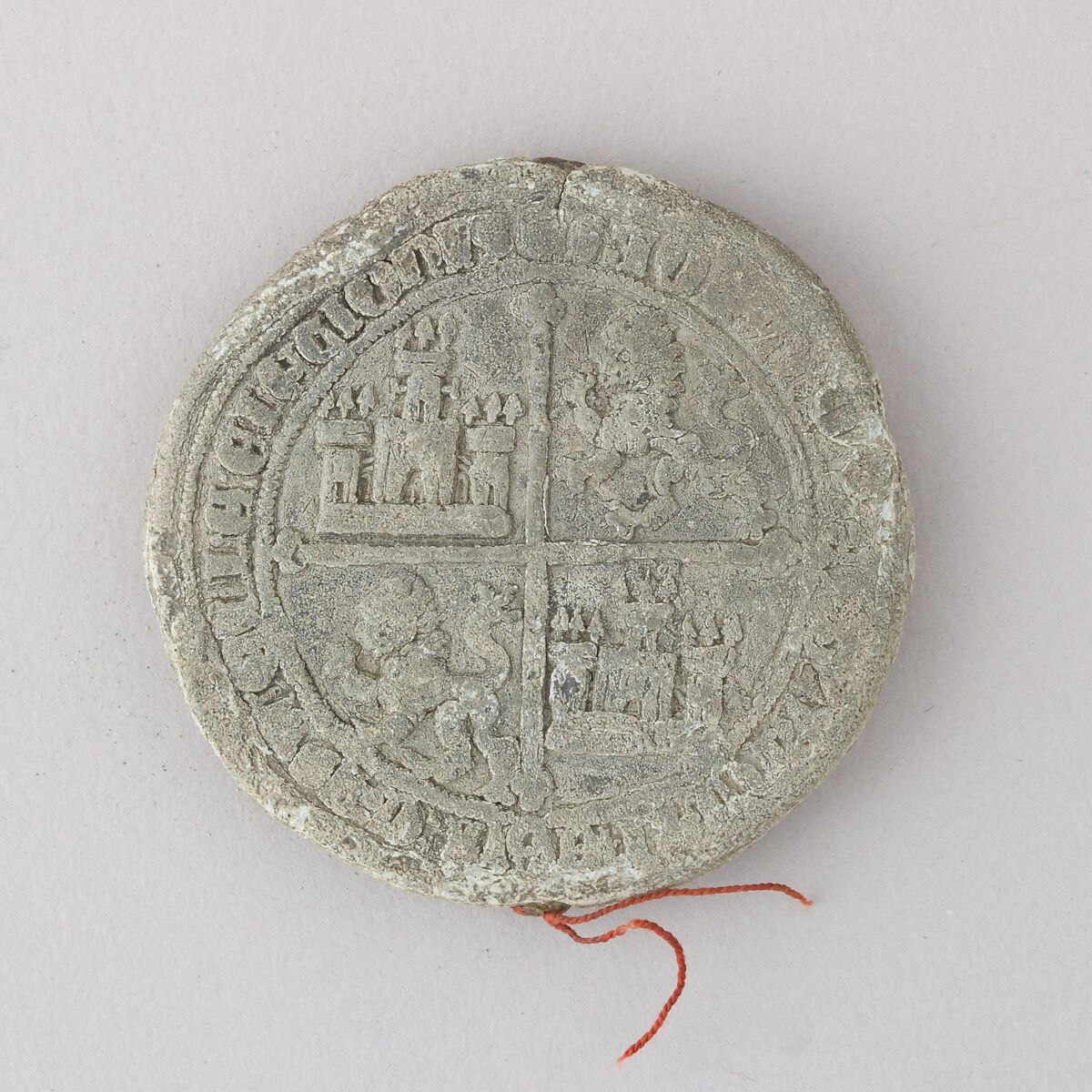 Seal of John II, King of Castile and Leon, Lead, Spanish