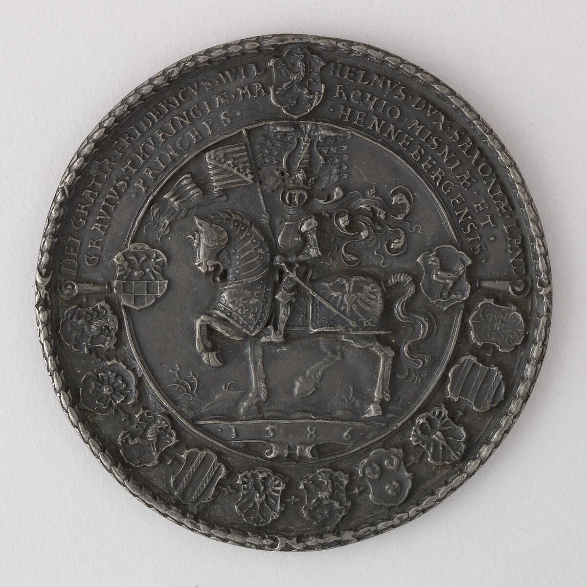 Seal of Frederick William, Duke of Saxony, Lead, German 