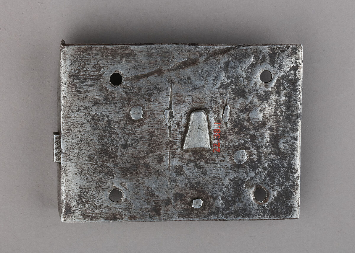 Lock, Rim, Steel, possibly Spanish, possibly Italian