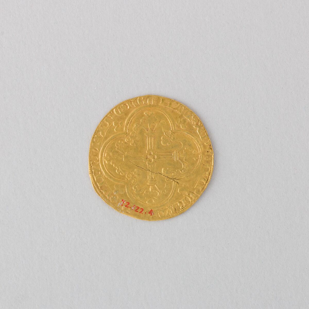 Coin (Franc) Showing Jean Le Bon, Gold, French