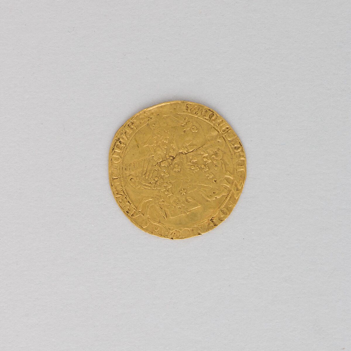 Coin (Franc) Showing Jean Le Bon, Gold, French 