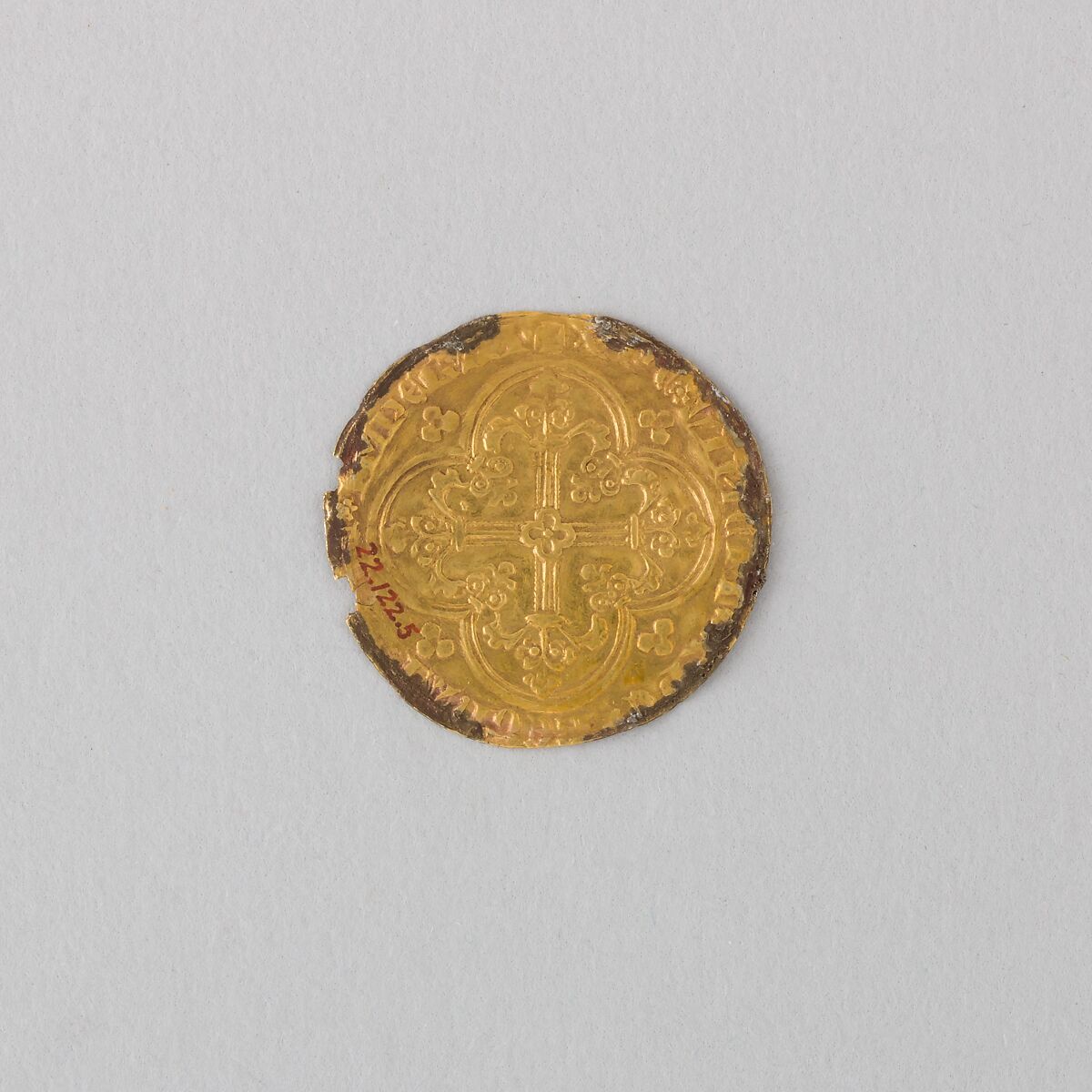 Coin (Franc) Showing Jean le Bon, Gold, French
