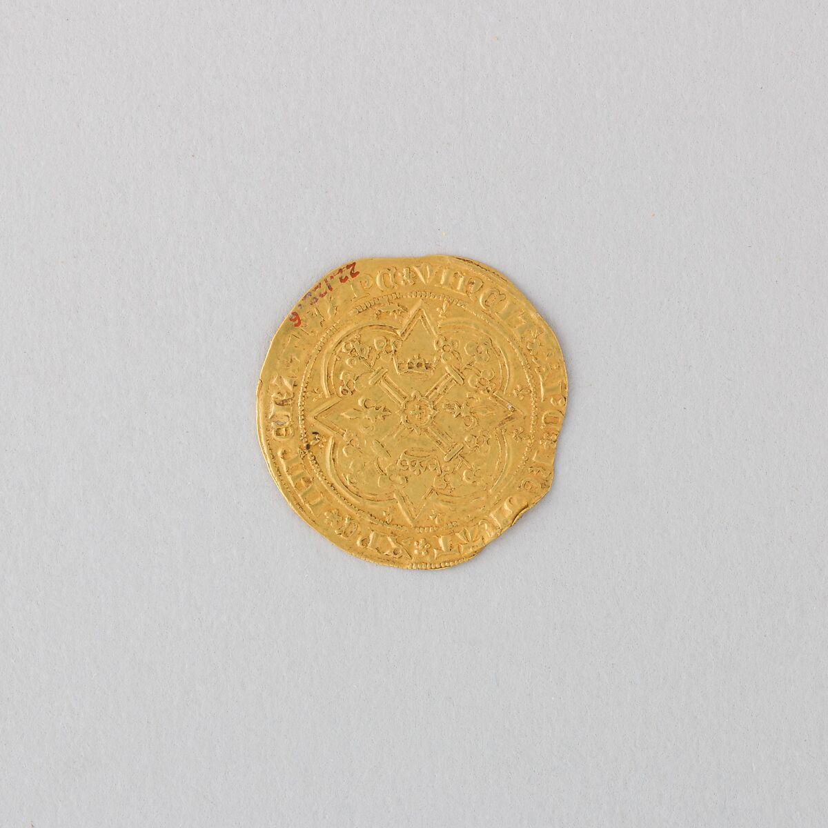 Coin (Franc) Showing Charles V, Gold, French