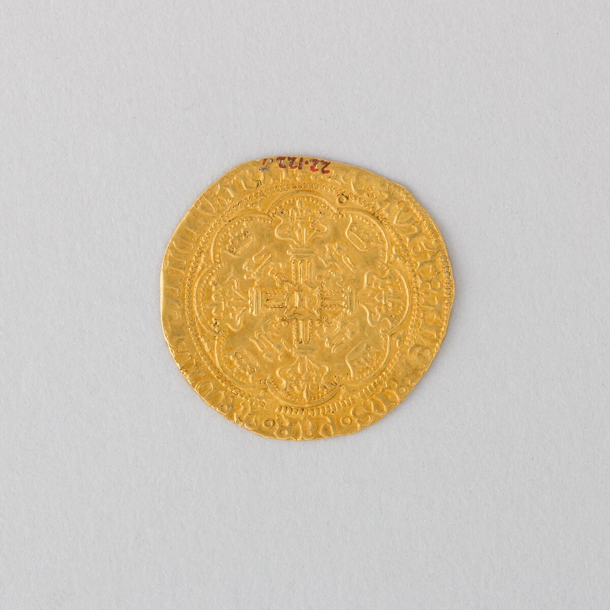 Coin (Noble) Showing Henry VI, Gold, British