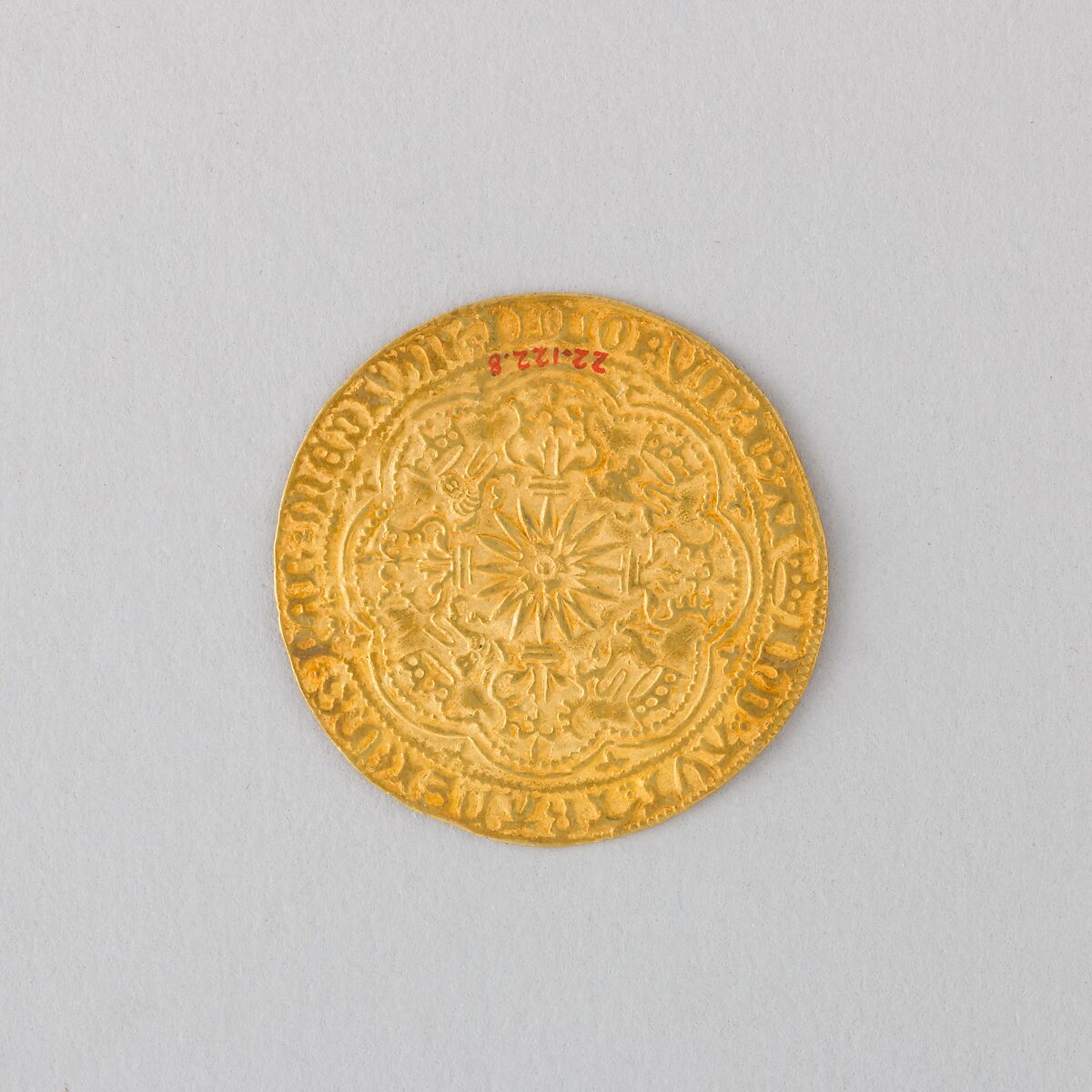 Coin (Noble, Rose) Showing Edward IV, Gold, British