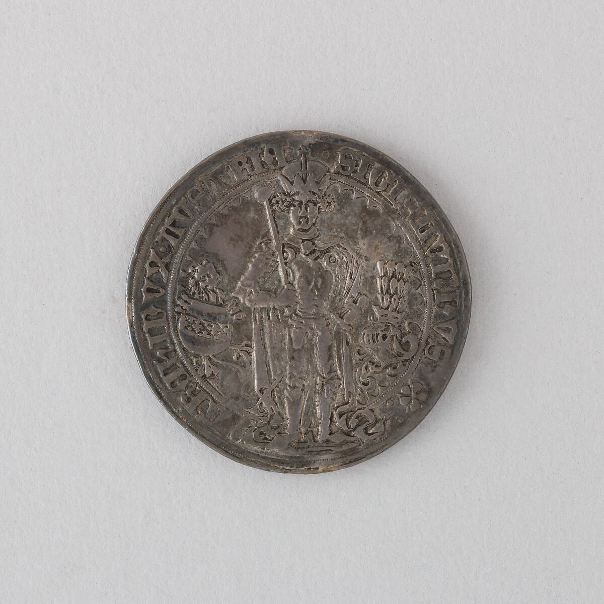 Coin (Thaler) Showing Archduke Sigismund, Silver, Austrian 