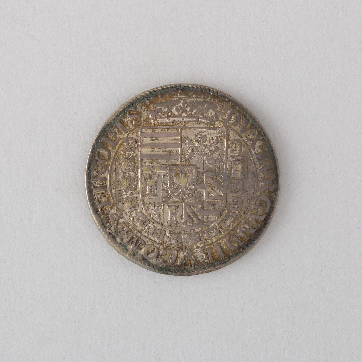 Coin Showing Ferdinand, Archduke of Austria, Silver, Austrian