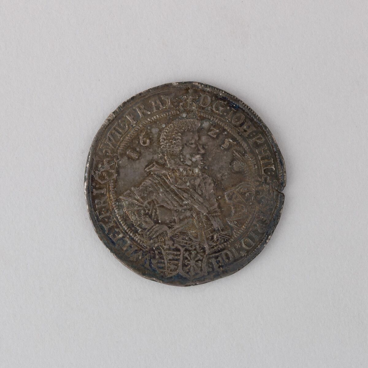 Coin (Thaler) Showing John Philip, Duke of Saxony, Silver, German 