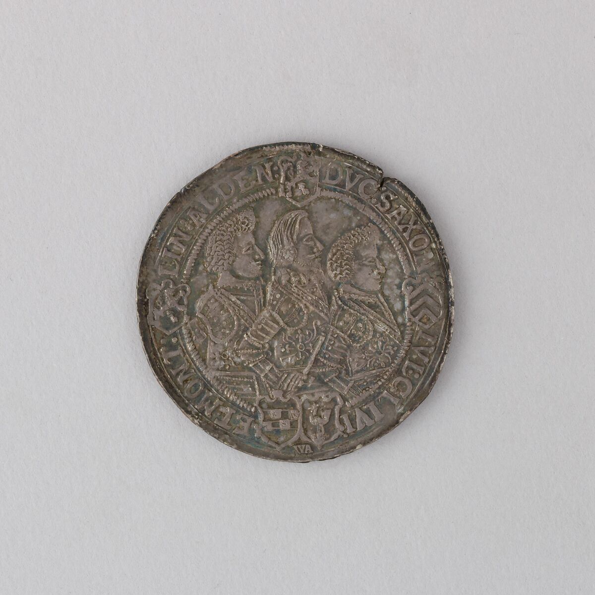 Coin (Thaler) Showing John Philip, Duke of Saxony, Silver, German