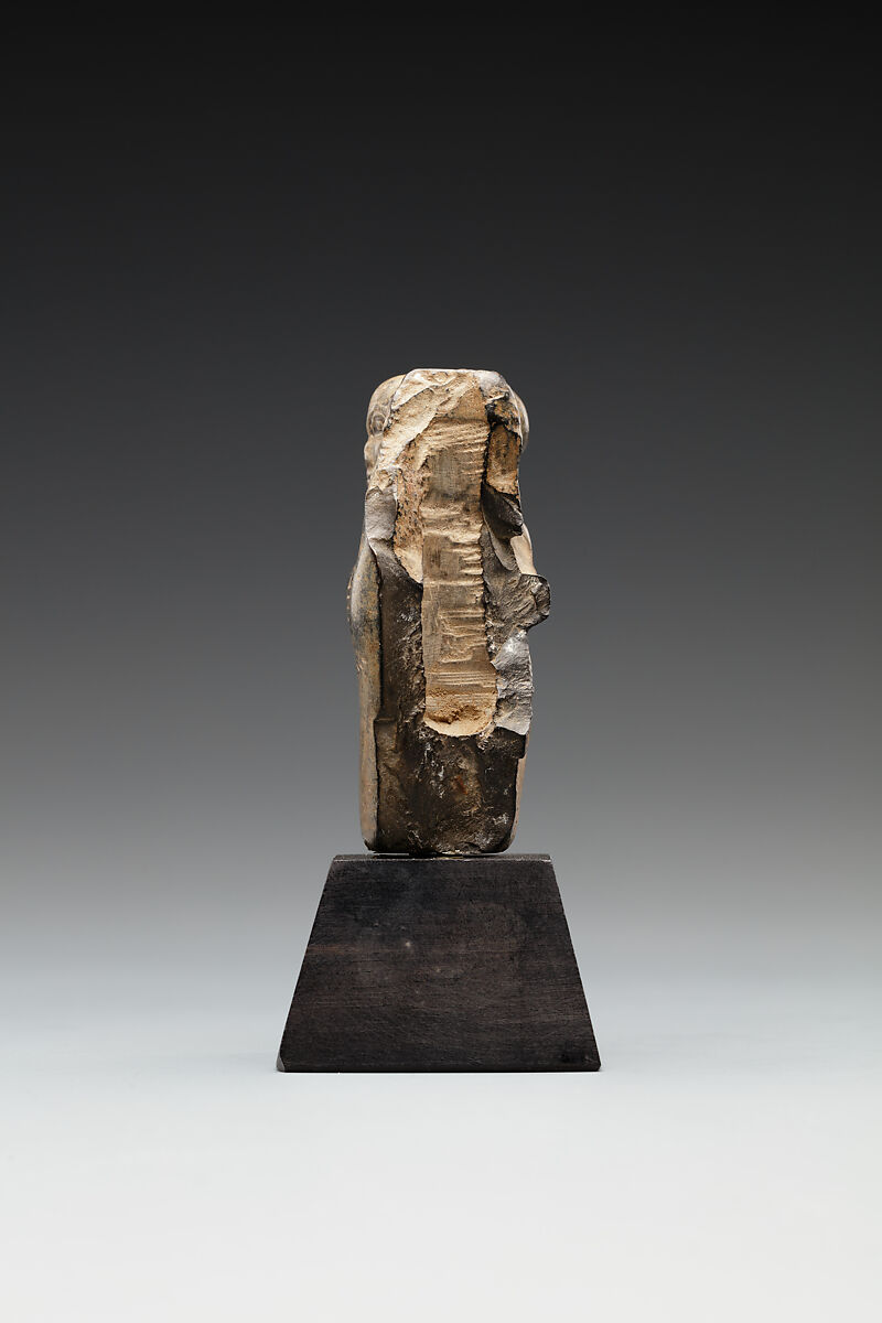 Kohl Tube Held by a Dwarf, Steatite