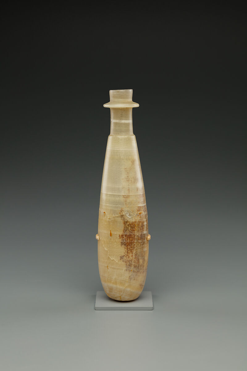 Large Alabastron, Travertine (Egyptian alabaster)