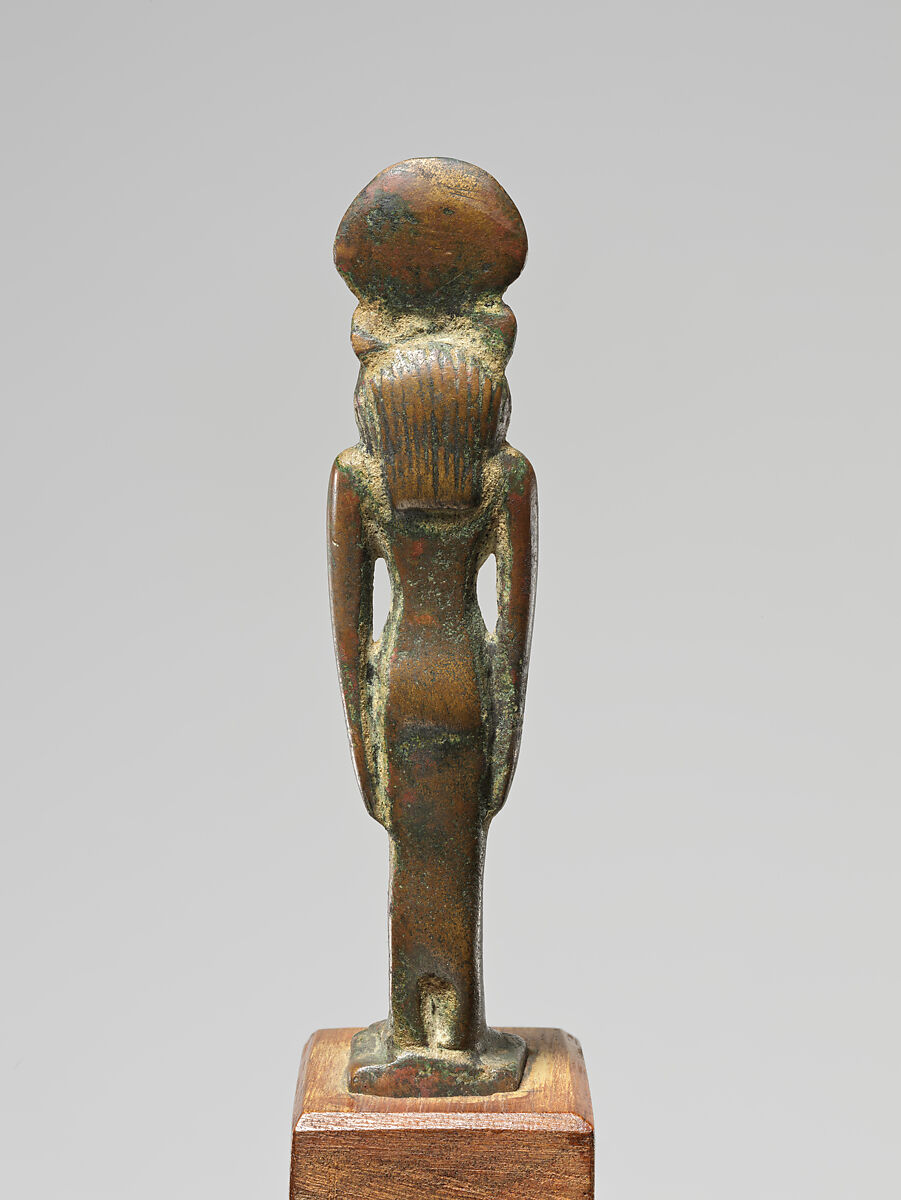 A lion headed goddess, possibly Wadjet, Copper alloy