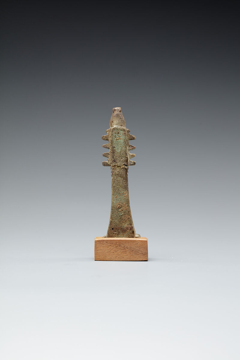 Djed Pillar Amulet, Faience