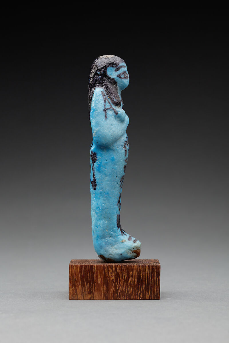 Shabti of Shedsuhori, Faience