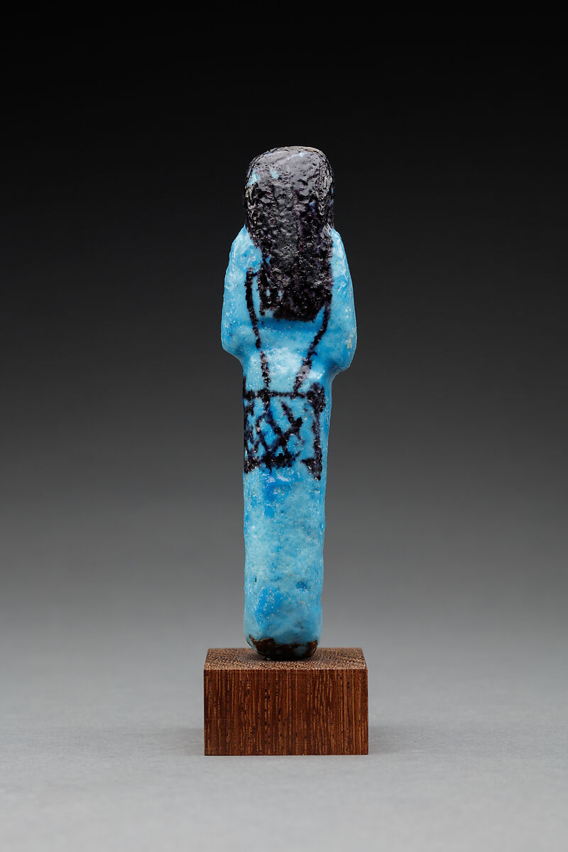 Shabti of Shedsuhori, Faience