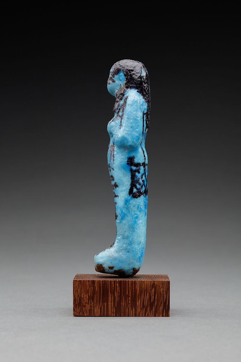 Shabti of Shedsuhori, Faience