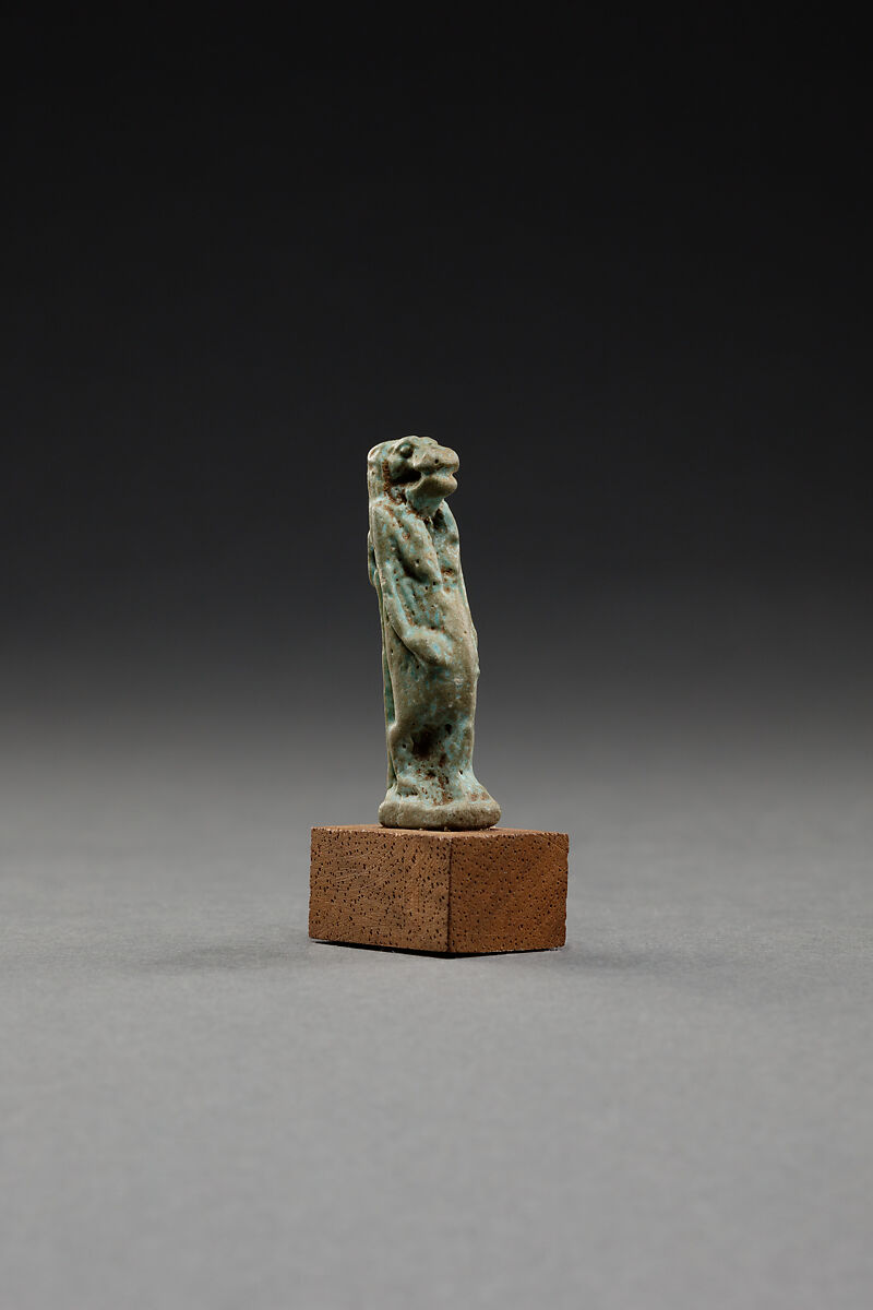 Statuette of Hippo Goddess, Faience