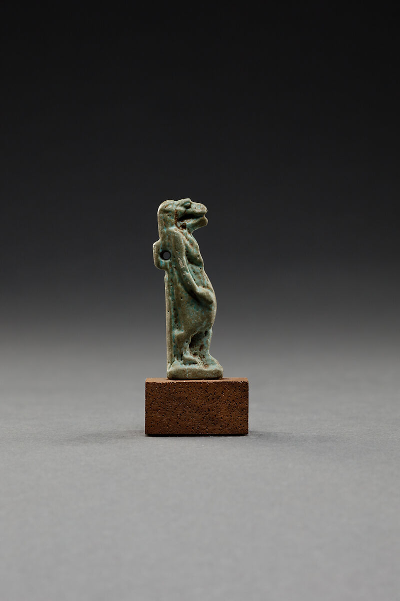 Statuette of Hippo Goddess, Faience