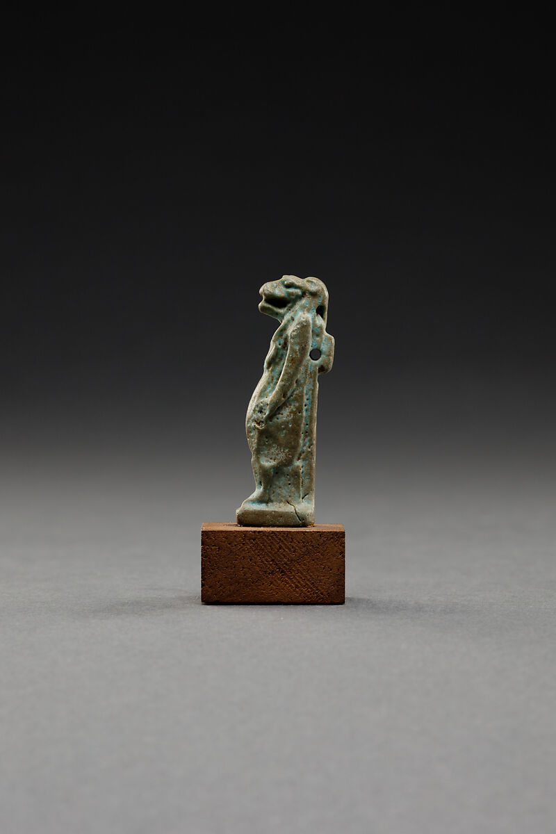 Statuette of Hippo Goddess, Faience