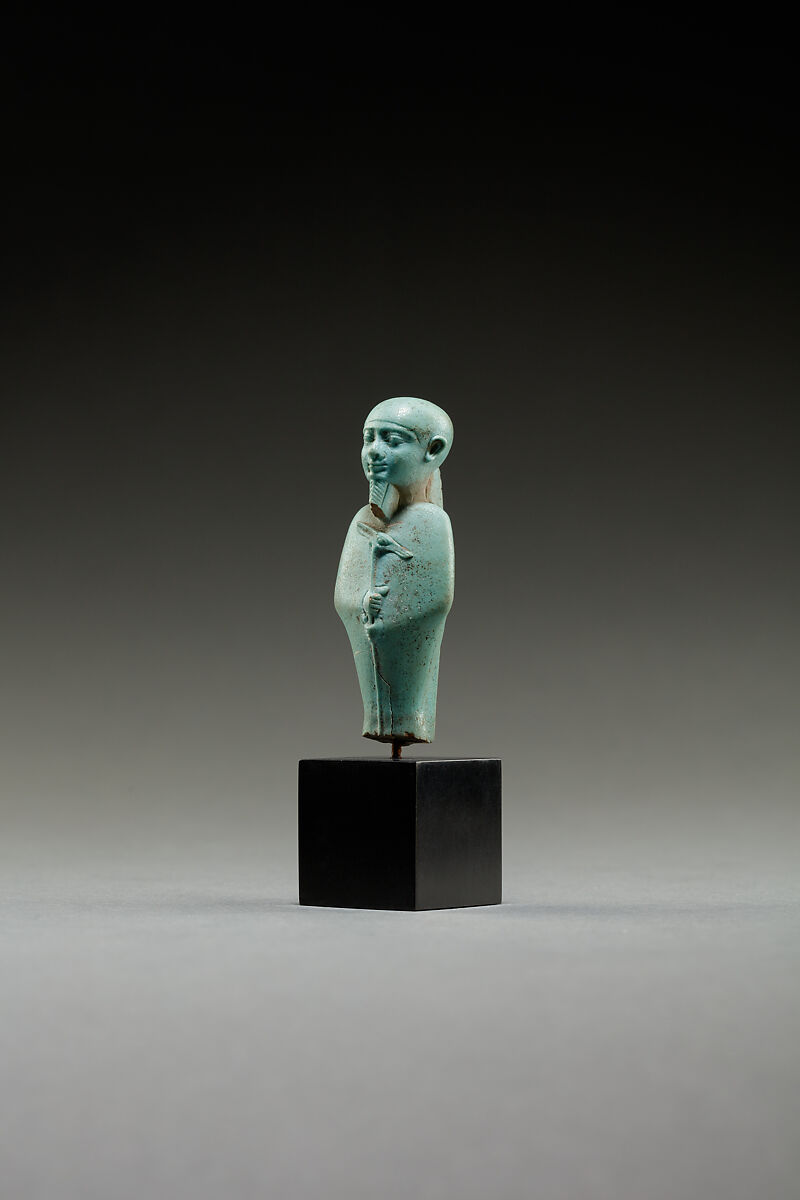 Ptah Figure, Faience