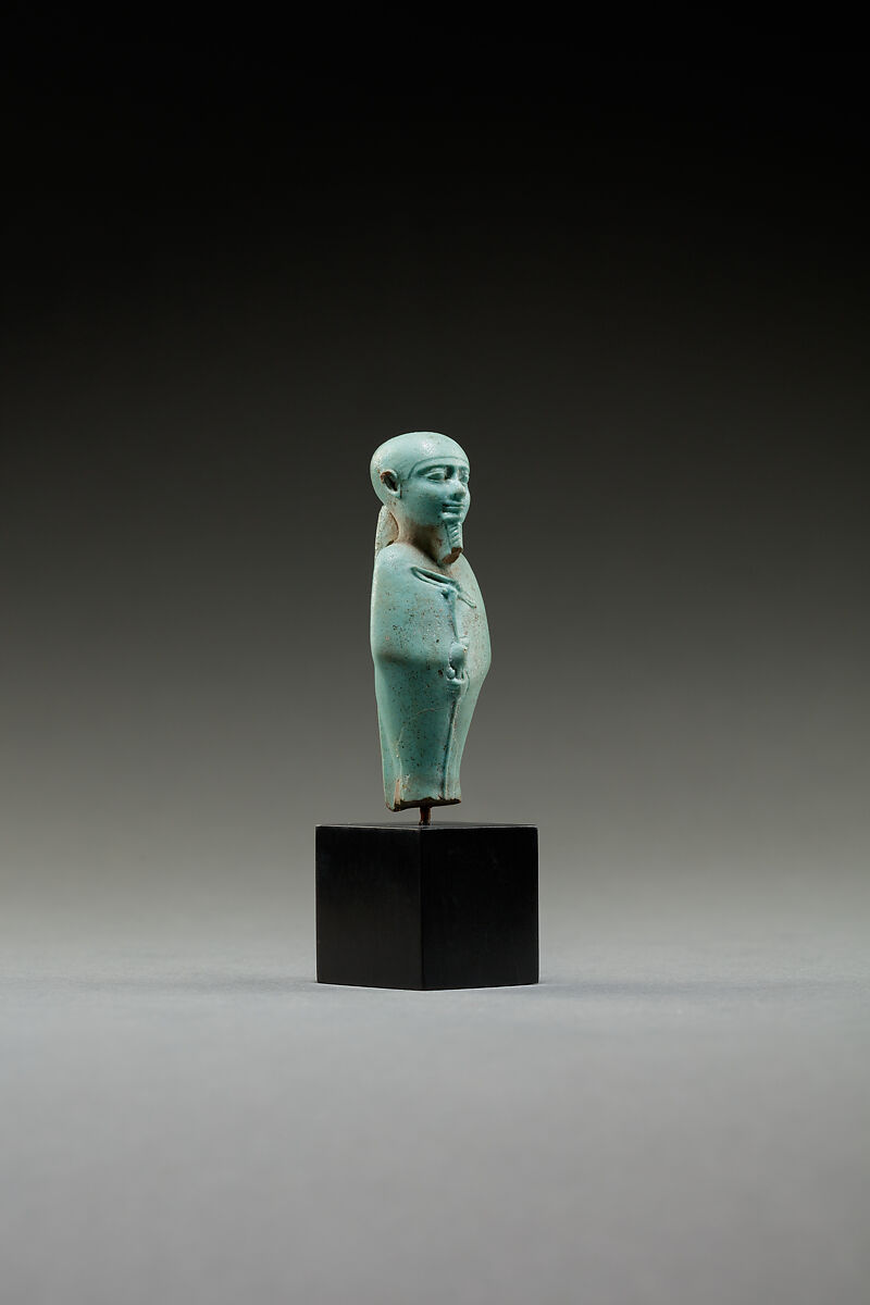 Ptah Figure, Faience