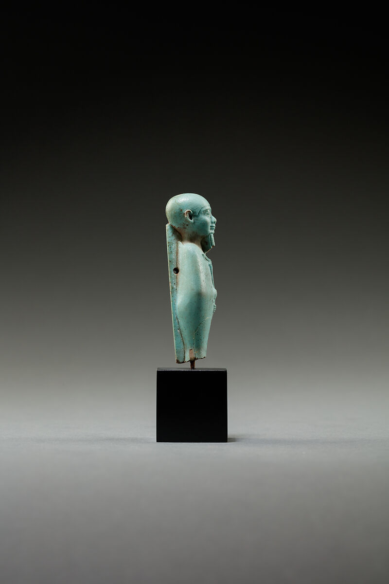 Ptah Figure, Faience