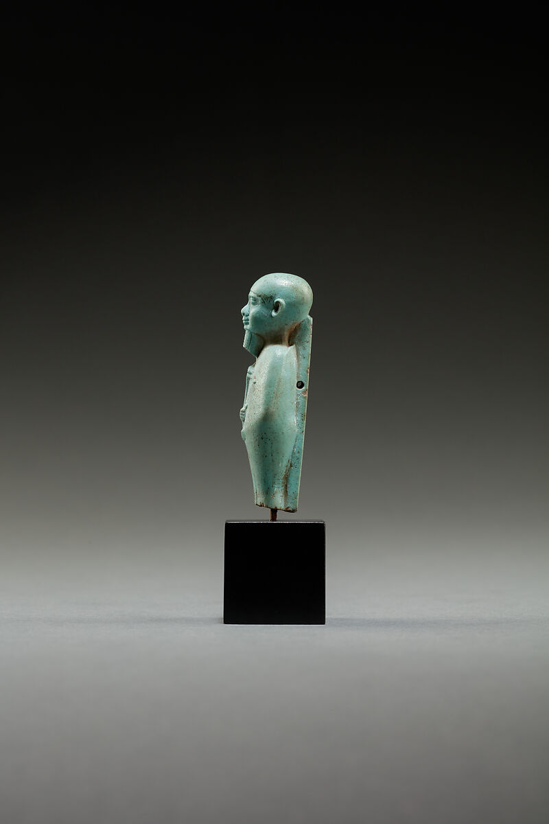 Ptah Figure, Faience