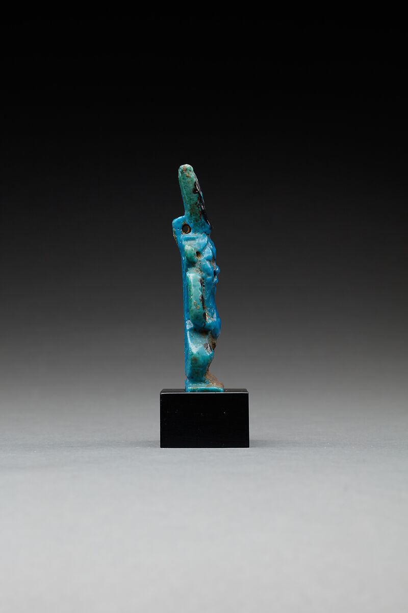 Amulet of a Bes-image, Faience