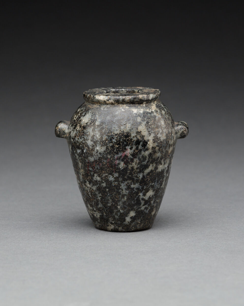 Small High-shouldered Jar with Lugs, Diorite 