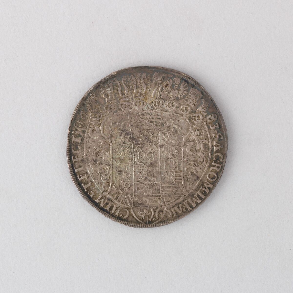 Coin (Crown) Showing John George III, Duke of Saxony, Silver, gold, German