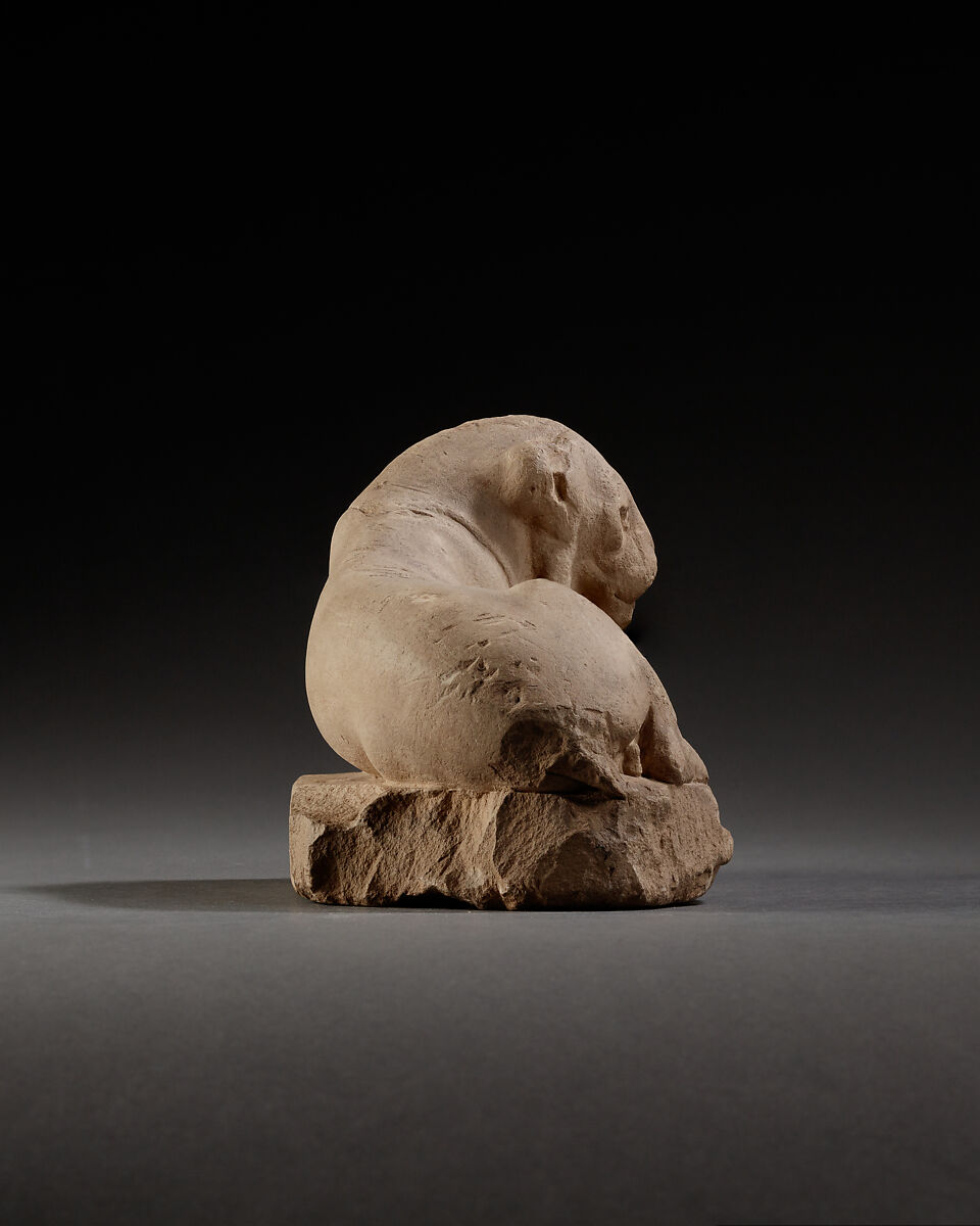 Reclining Lion, Limestone