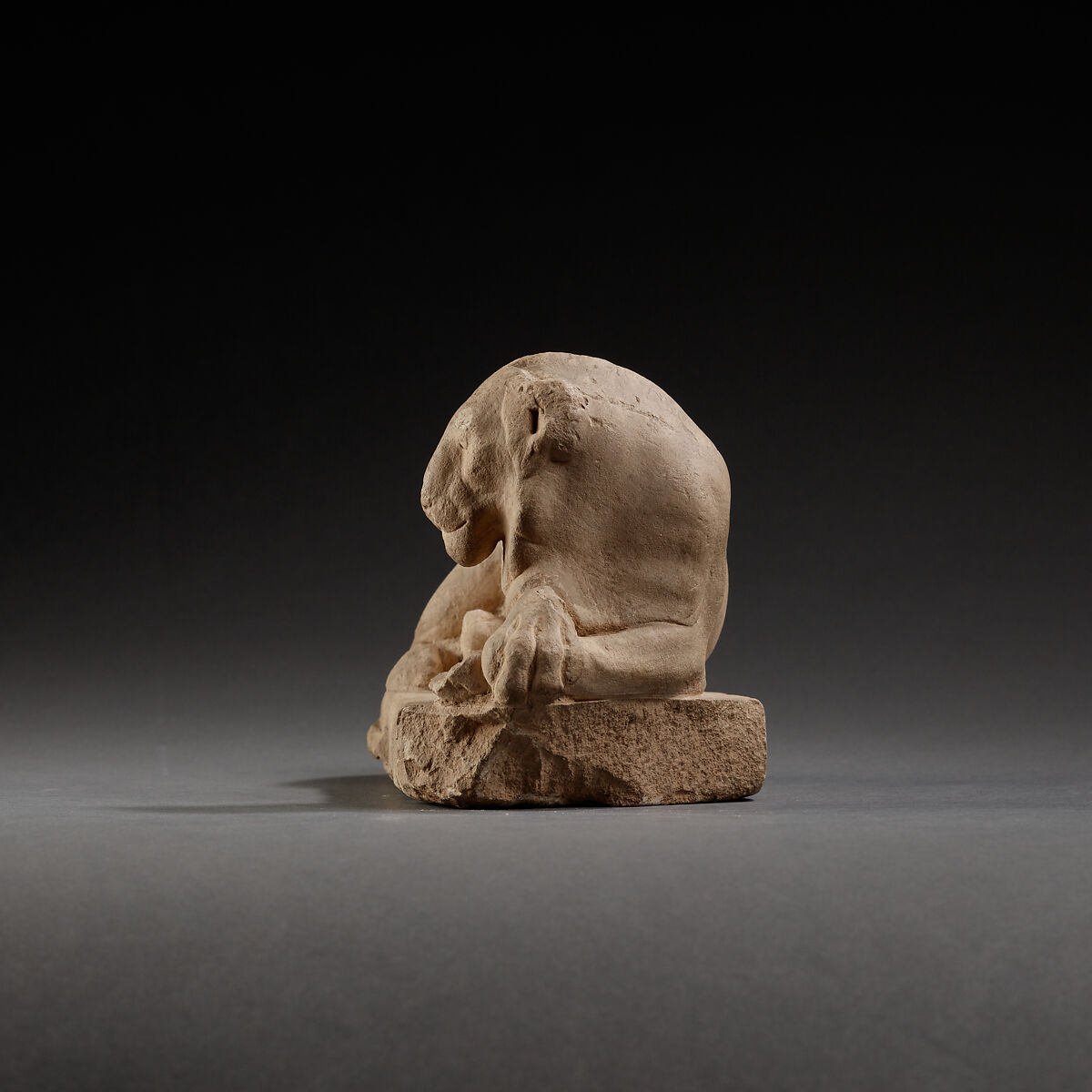 Reclining Lion, Limestone