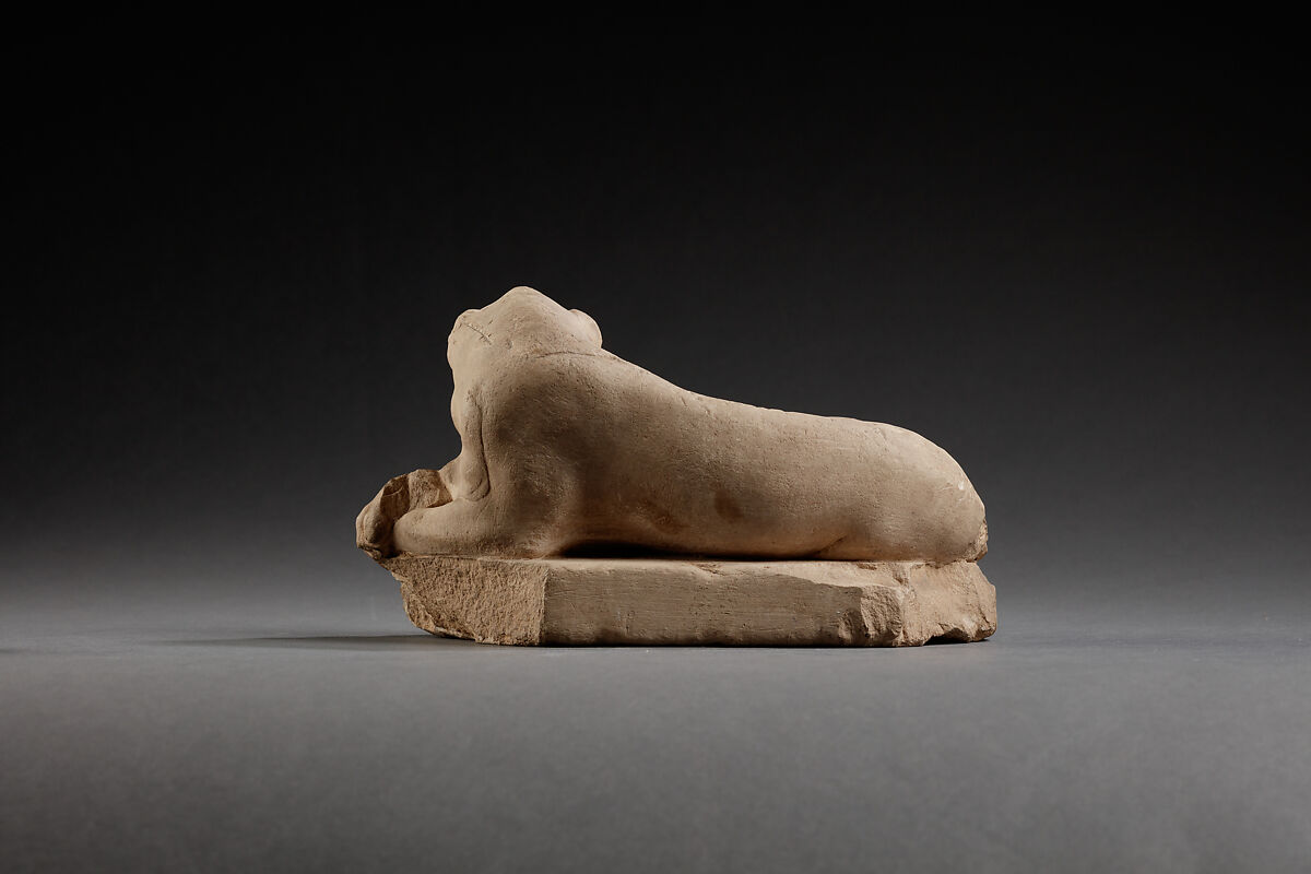 Reclining Lion, Limestone