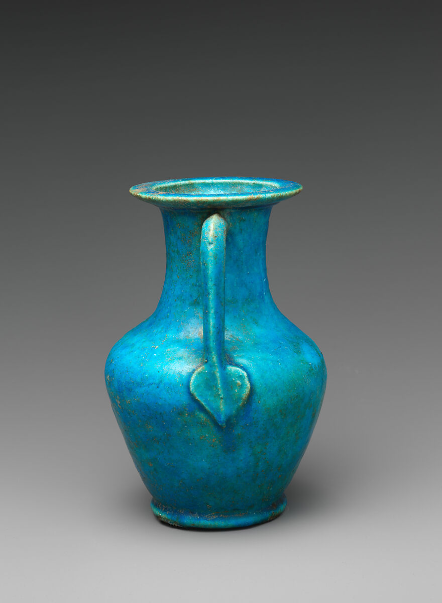 Two-Handled Amphora, Faience